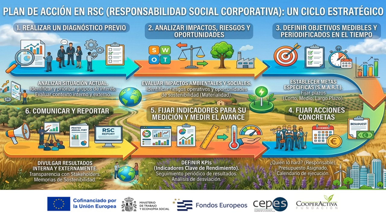 Un plan de acción en RSC contribuye a mejorar la reputación de las cooperativas